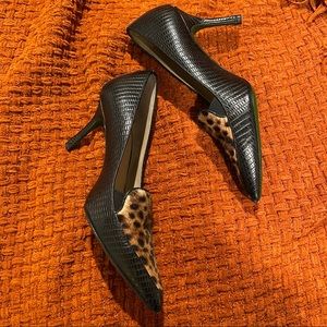 Donald J Pliner Signature Leopard Heel